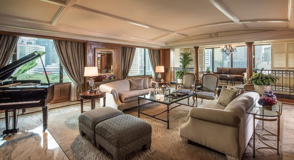The Peninsula Manila Hotel Makati City Ngoại thất bức ảnh The living room of a Presidential Suite
